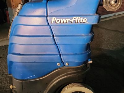 Powr-Flite PFX1070 115V 14A Commercial Heated Carpet Extractor Cleaner