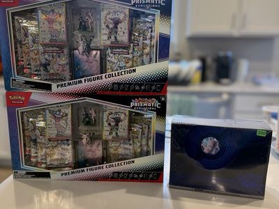 Prismatic figure collection & Pokemon go PC ETB