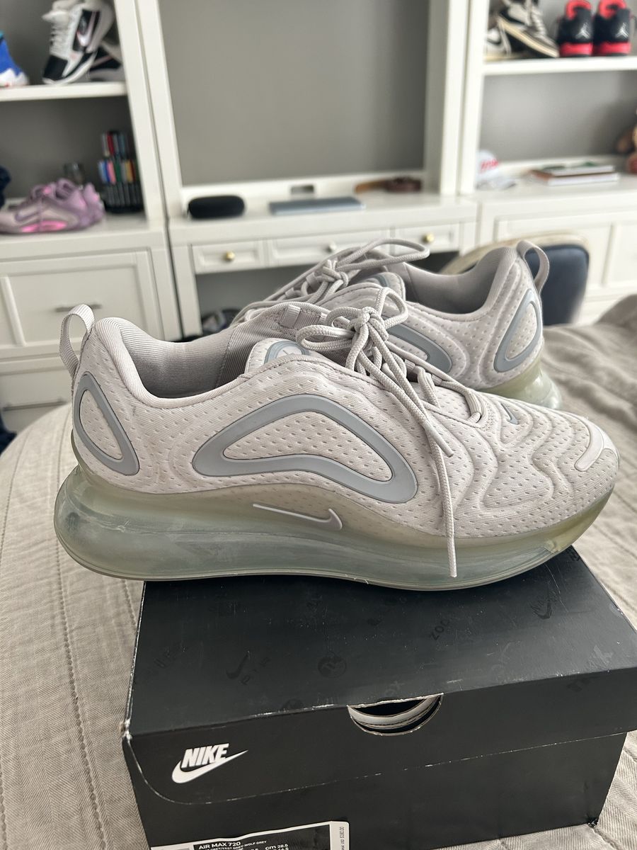 Nike Air Max 720 Wolf Grey Sneakers Men's Size 10.5 with Box