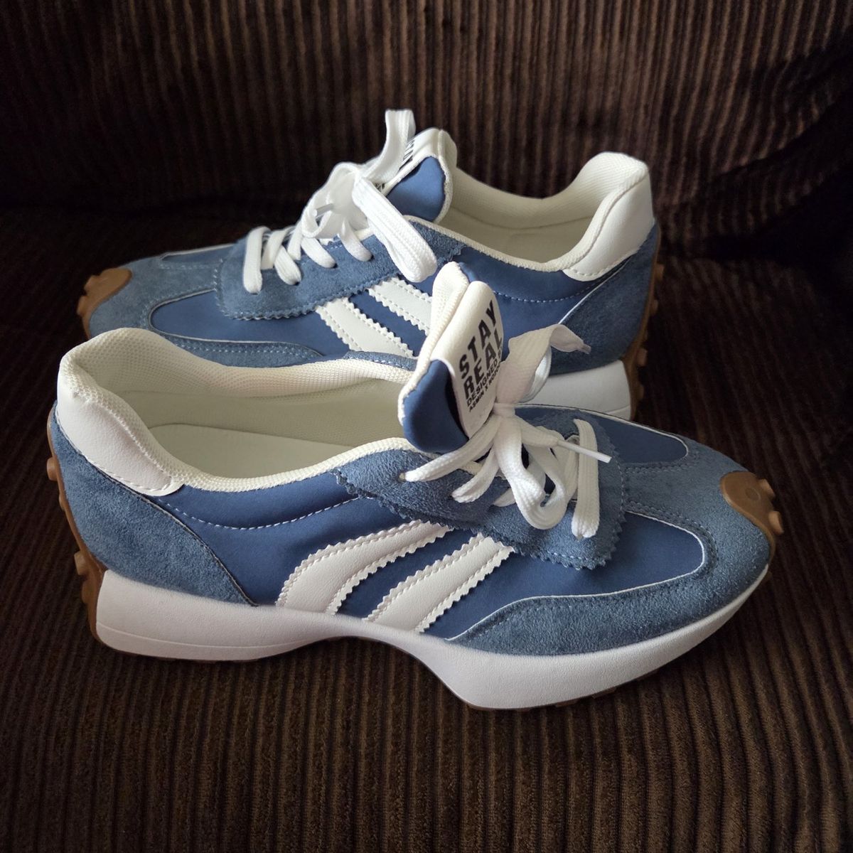 Brand new Stay Real blue shoes