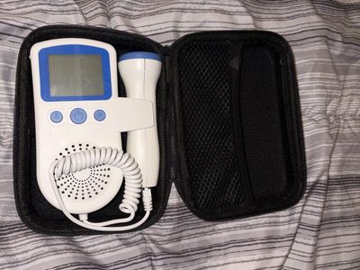 Fetal Doppler Heart Monitor with Carrying Case