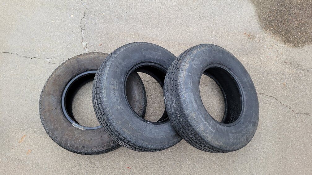 2 x Trailer Tires ST 215/75R14
