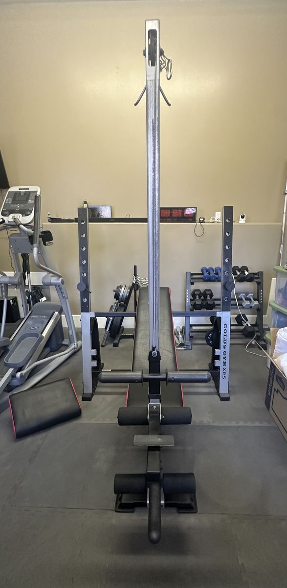 Gold's Gym XR 5.9 Adjustable Weight Bench with Squat Rack