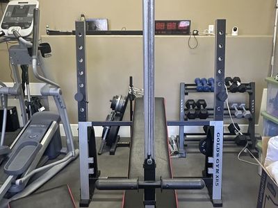 Gold's Gym XR 5.9 Adjustable Weight Bench with Squat Rack