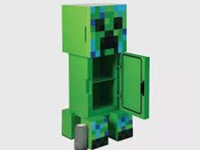Minecraft Refrigerator, Two Drawers