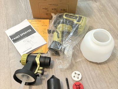 Cordless Paint Sprayer 20V HVLP with Accessories and Box—BRAND NEW