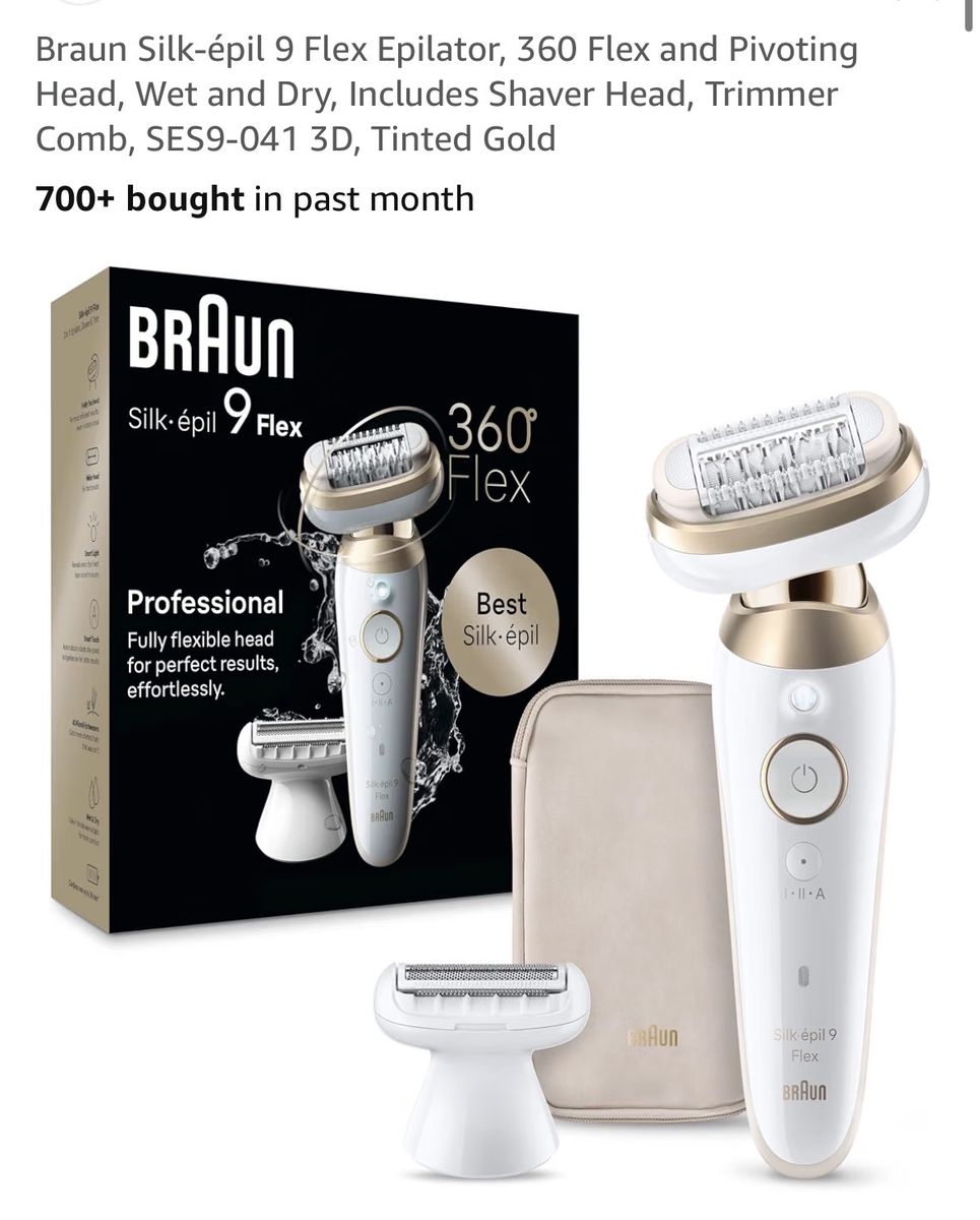 New-Braun Silk-épil 9 Flex Epilator