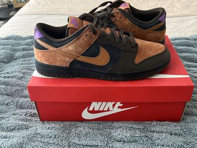 Nike Dunk Low Retro Velvet Brown and Dark Curry Size 10 with Box