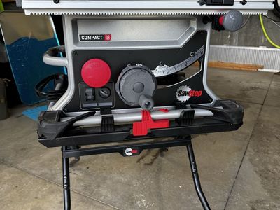 Like New - SawStop Compact 10-Inch Table Saw with Safety System with Stand