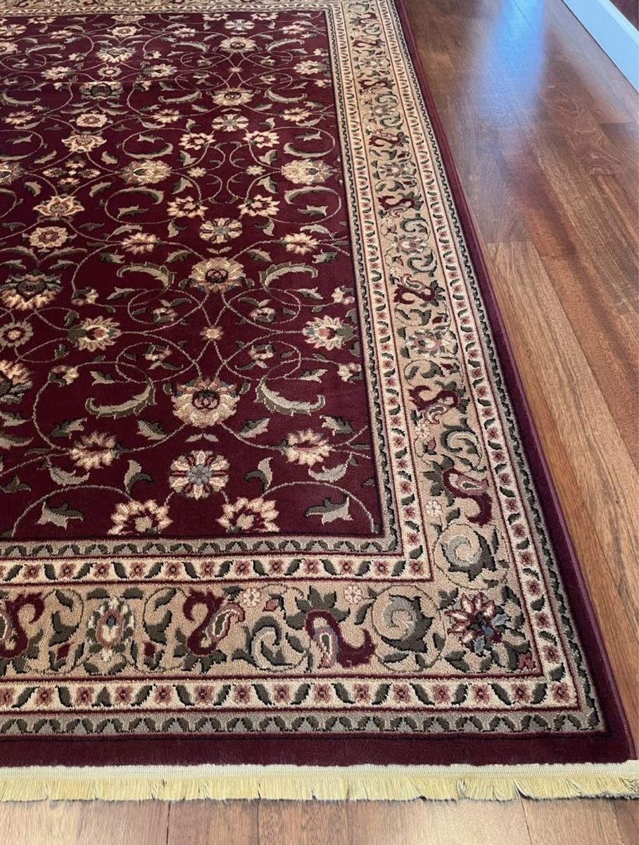 Beautiful Burgundy Rug - 8' x 11'