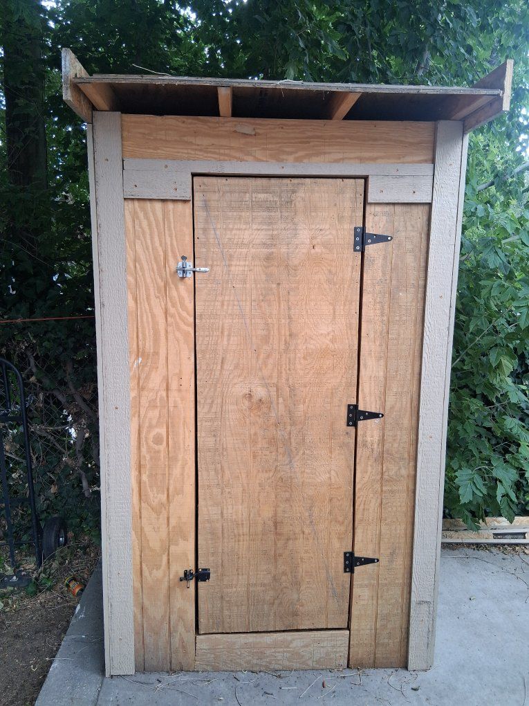 Handmade Wooden Outdoor Shed - Storage / Utility