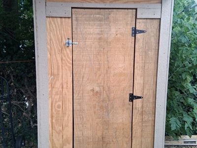 Handmade Wooden Outdoor Shed - Storage / Utility