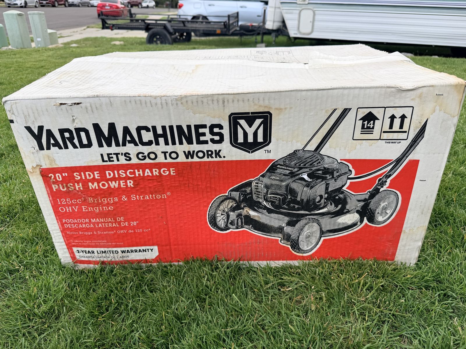 New in Box Push Lawn Mower