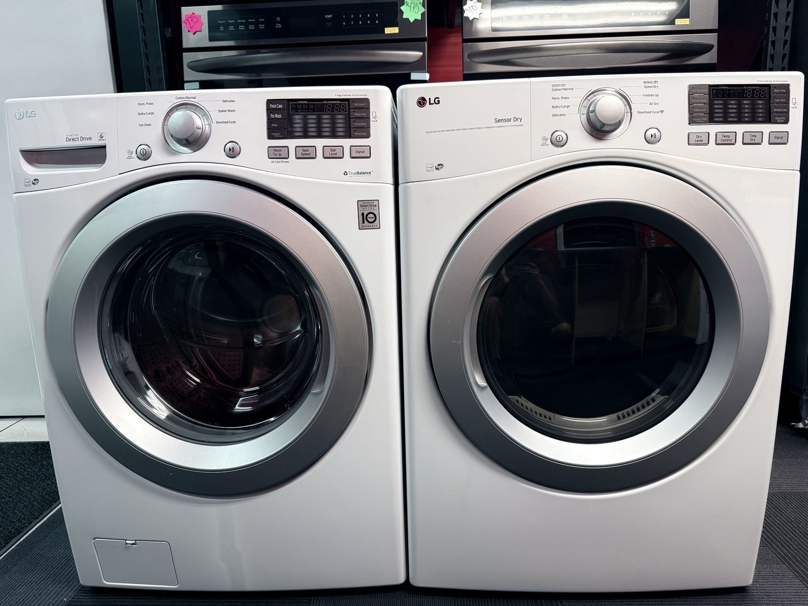 Matching White Ultra Capacity, Lg Washer & Dryer Set!(STACKABLE!)