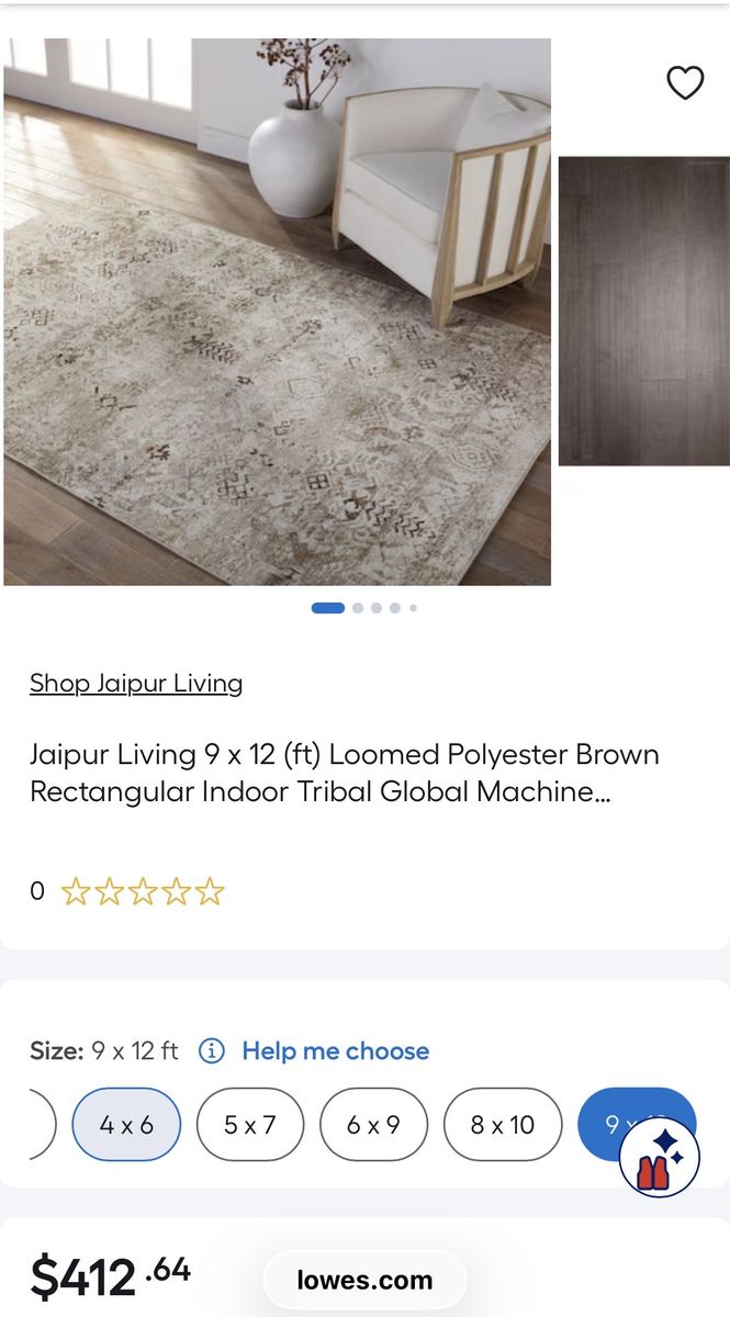 Jaipur 9x12 Brown Loomed Polyester Rug
