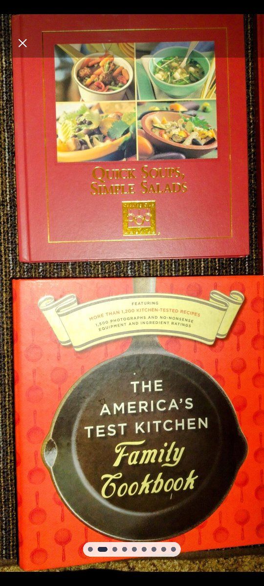 Taste of Home Cookbook Collection + America's Test Kitchen Cookbook