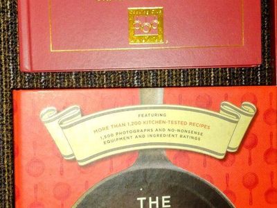 Taste of Home Cookbook Collection + America's Test Kitchen Cookbook