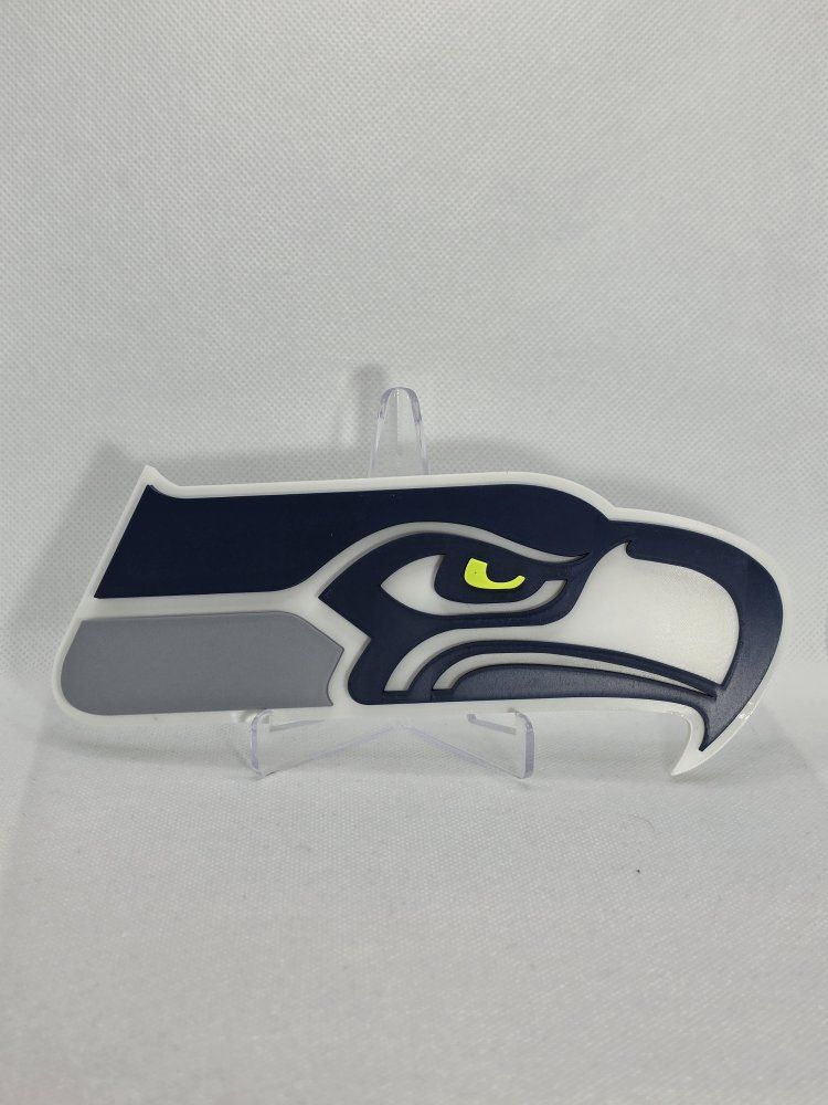 Seattle Seahawks NFL 3D Logo Emblem Decor