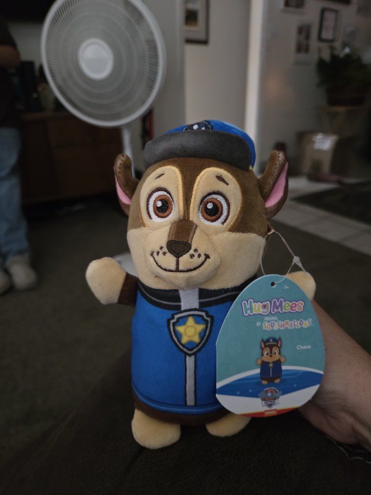 Squishmallows HugMees Paw Patrol Chase Plush Stuffed Animal Toy 10-inch New with Tags