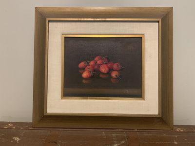 Strawberries, Original Hanson Painting,