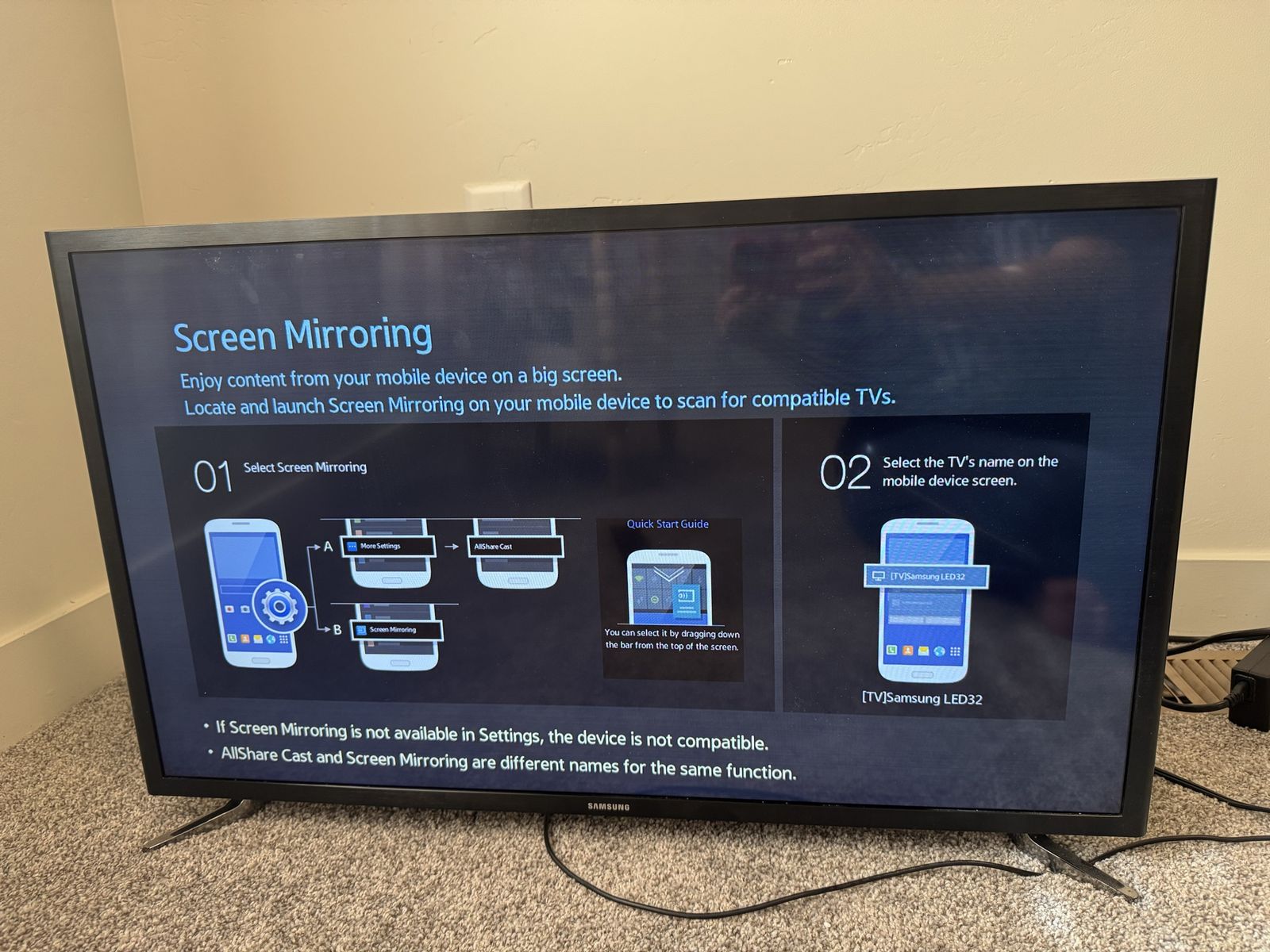 Samsung 32" Smart TV
