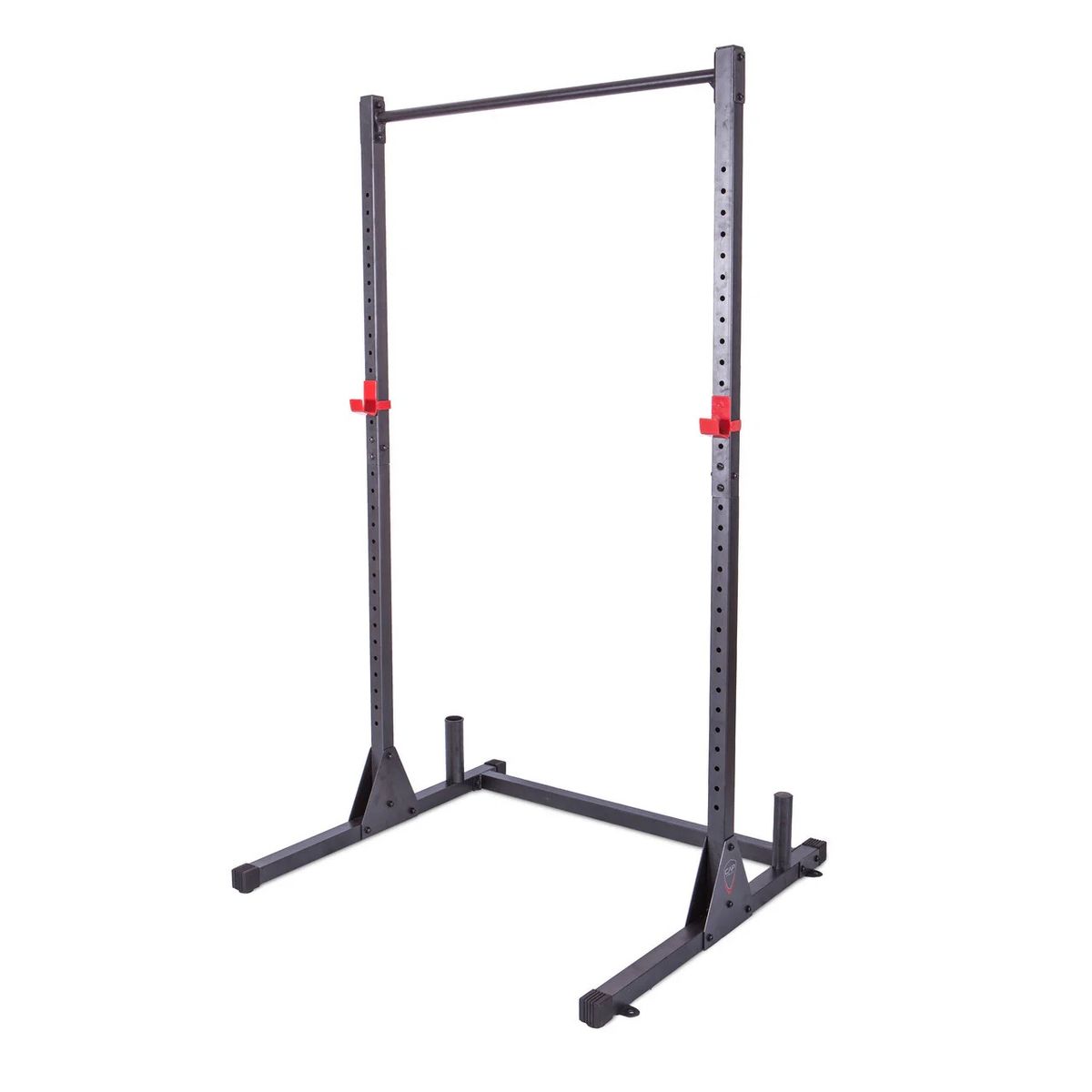Heavy Duty Adjustable Power Rack Squat Stand with Pull-Up Bar and J-Hooks