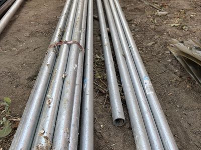 Silver EMT Conduit 3/4 in x 10 ft Electric Metallic Tube