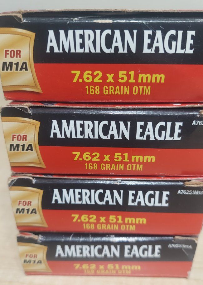4 Boxes 7.62 X 51 mm + 6 loose TTL 86 Bullets .308 Compatible