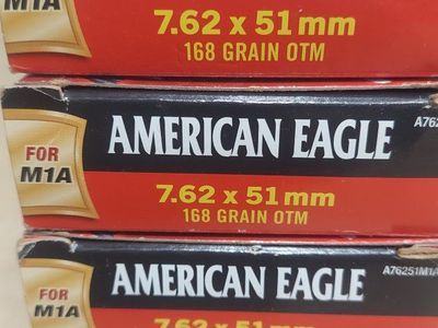 4 Boxes 7.62 X 51 mm + 6 loose TTL 86 Bullets .308 Compatible