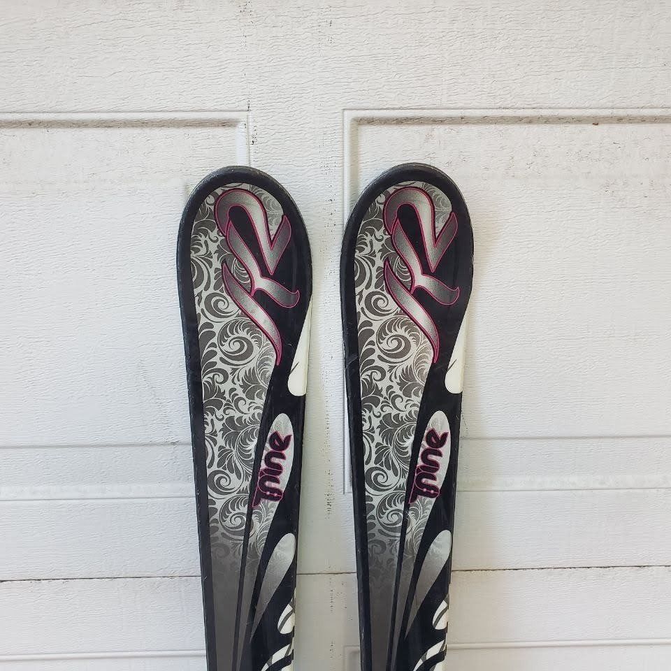 Women's K2 Inspire Luv 149 cm Snow Skis Bindings