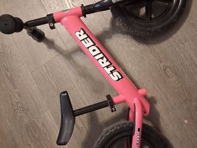 Strider 12 Classic Balance Bike Pink Toddler Training Bicycle