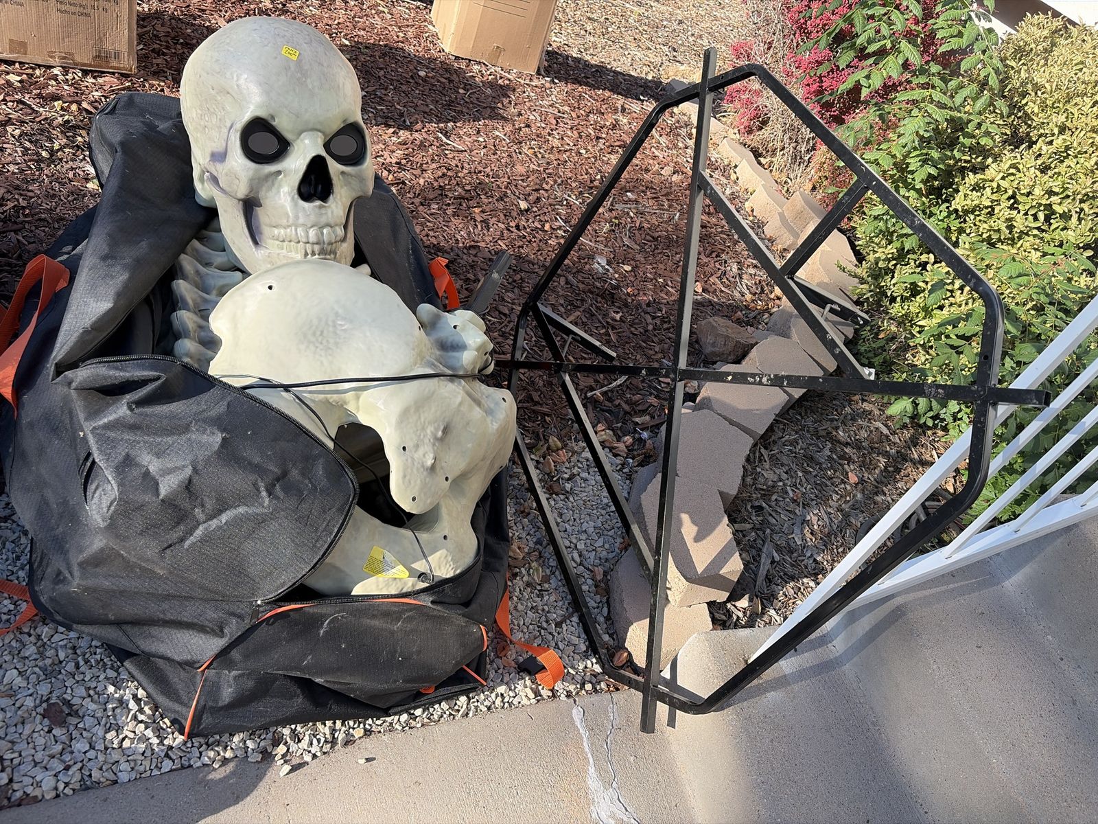 Large 12ft  home-depot Halloween Skeleton - Outdoor Decoration,