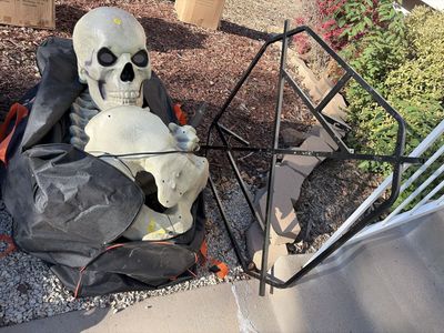 Large 12ft home-depot Halloween Skeleton - Outdoor Decoration,