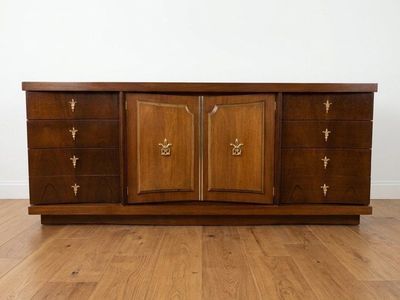 Vintage 9 Drawer Dresser Mid-Century Modern