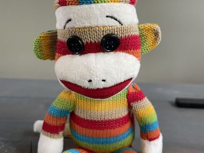 TY Brand SOCKS The Sock Monkey Beanie Baby