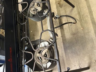 Camp Chef Pro 60X 2-Burner Propane Outdoor Camping Stove w/ Legs & Carry Bag