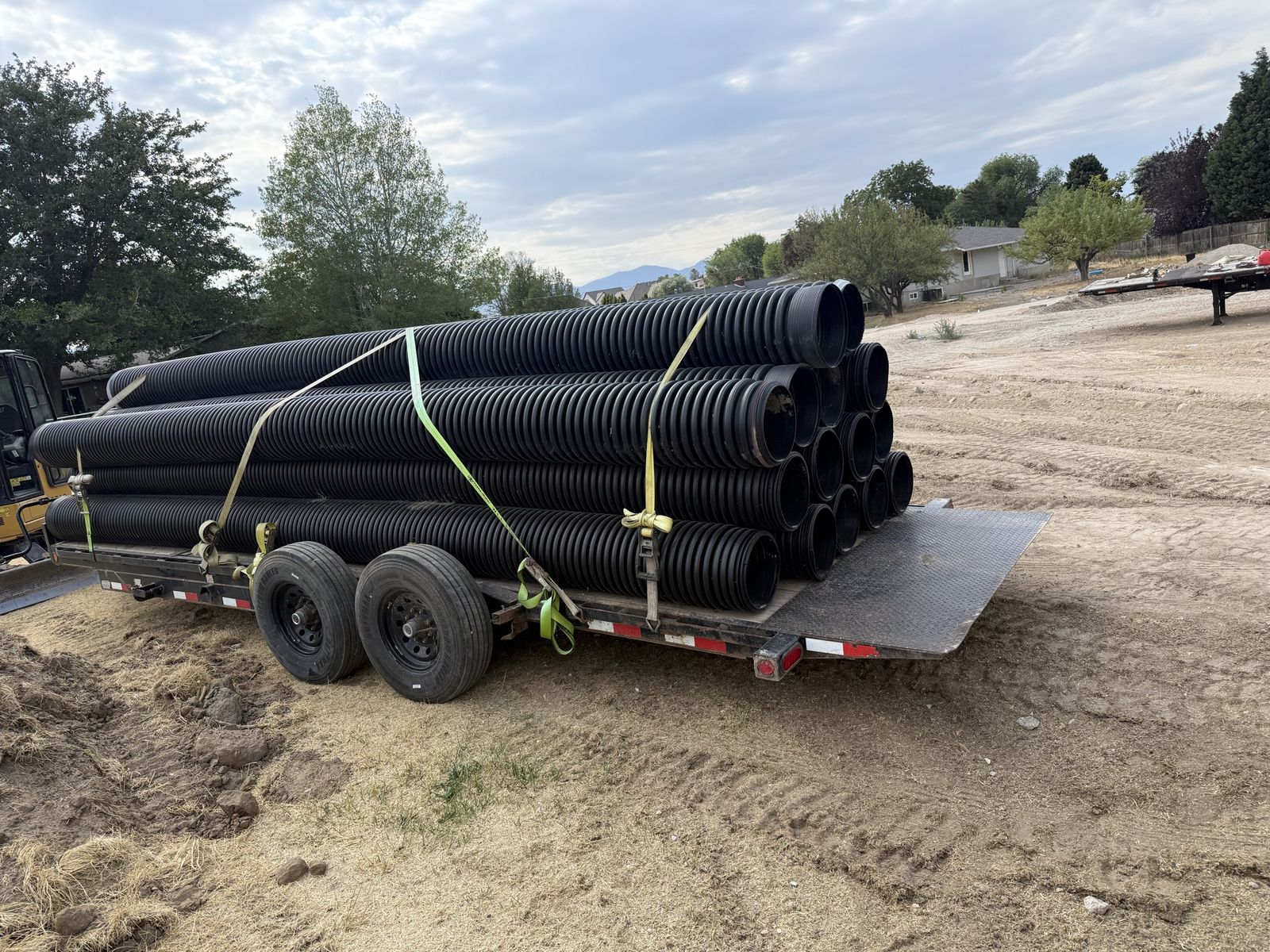 Double wall 12” ADS pipe