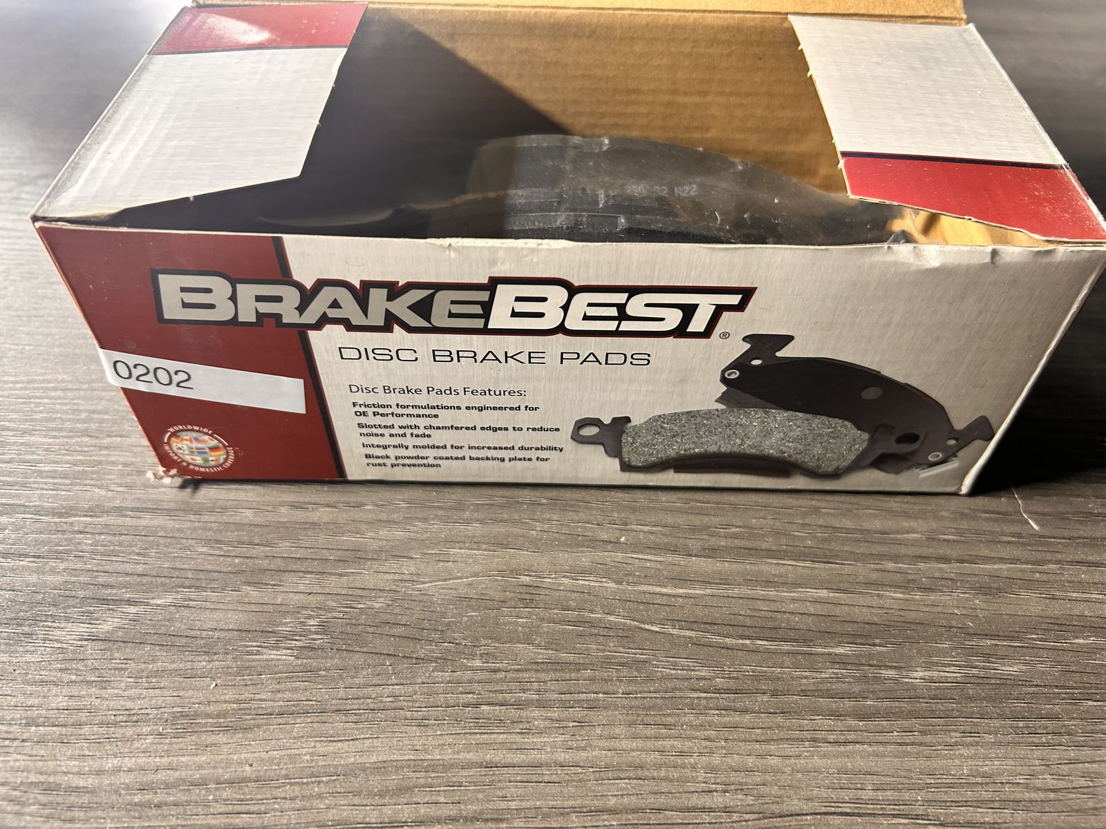 Ford BrakeBest D1508 Organic Disc Brake Pads