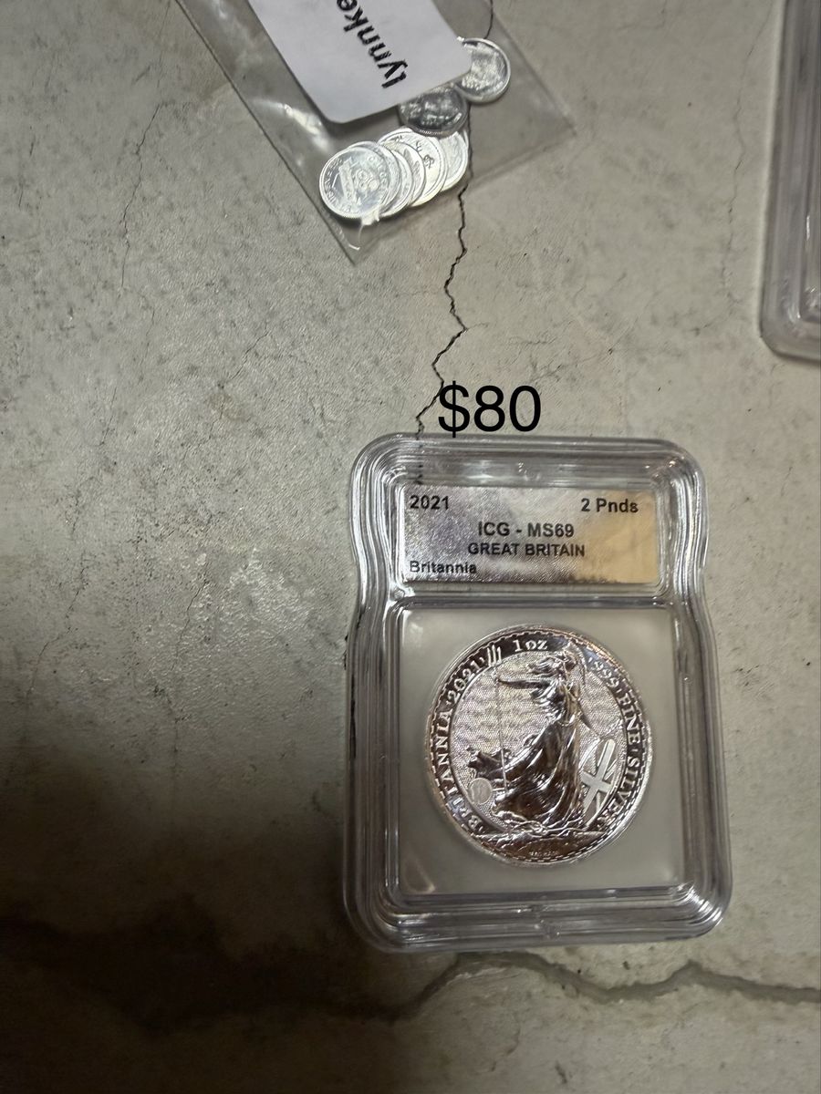 silver Eagle- Graded gold and silver coins