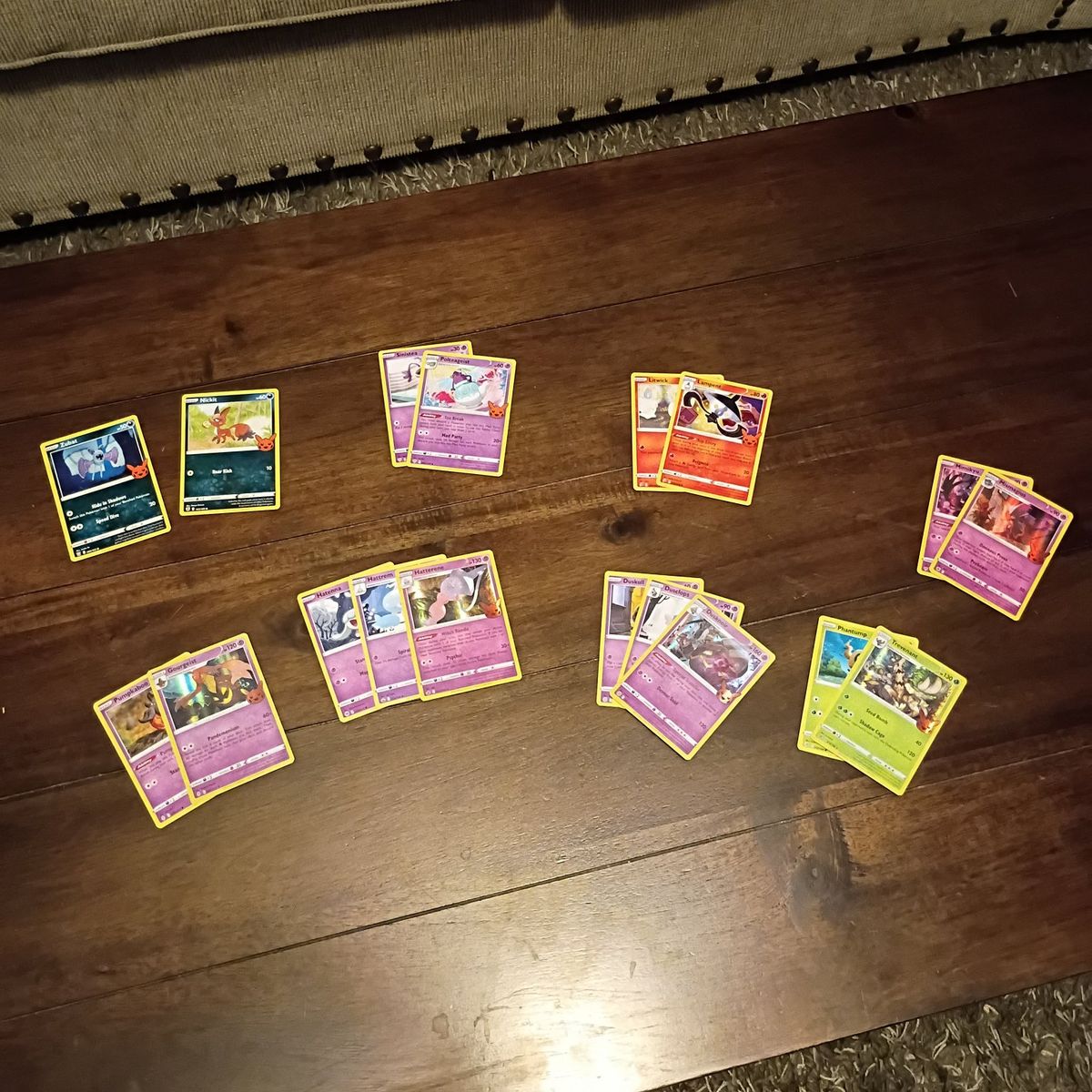 Halloween Pokemon Cards