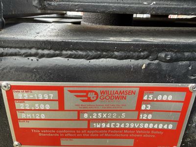 1997 3 axle pup trailer