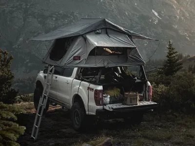 Rough Country Roof Top Tent Rack Mount | 12 Volt Accessory & LED Light Kit-Brand New