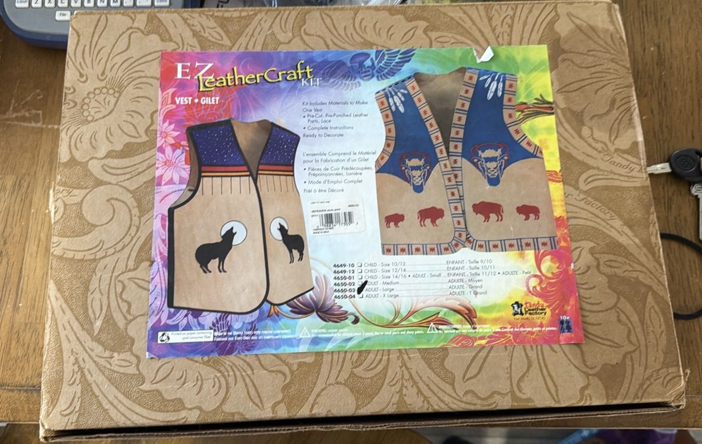 EZ Leather Craft Vest Kit