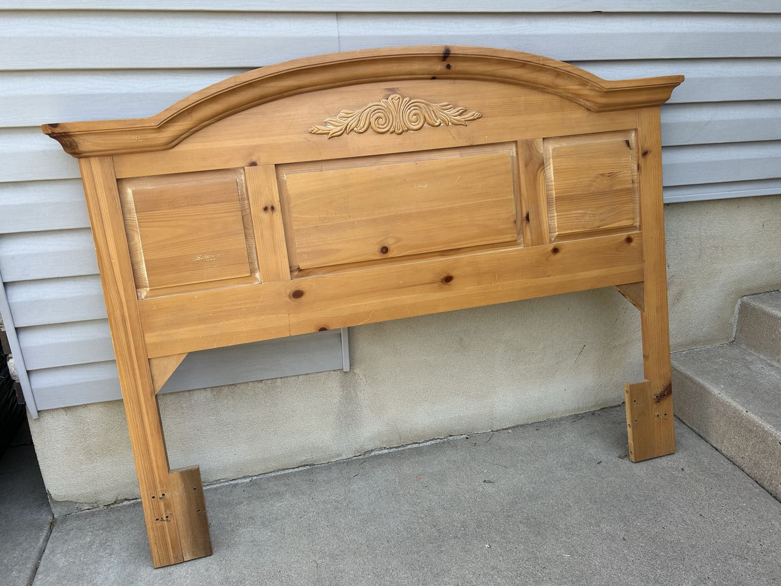 Solid Wood Queen Headboard