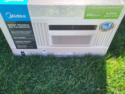 Midea SmartCool Window AC Unit w/Remote 8000BTU