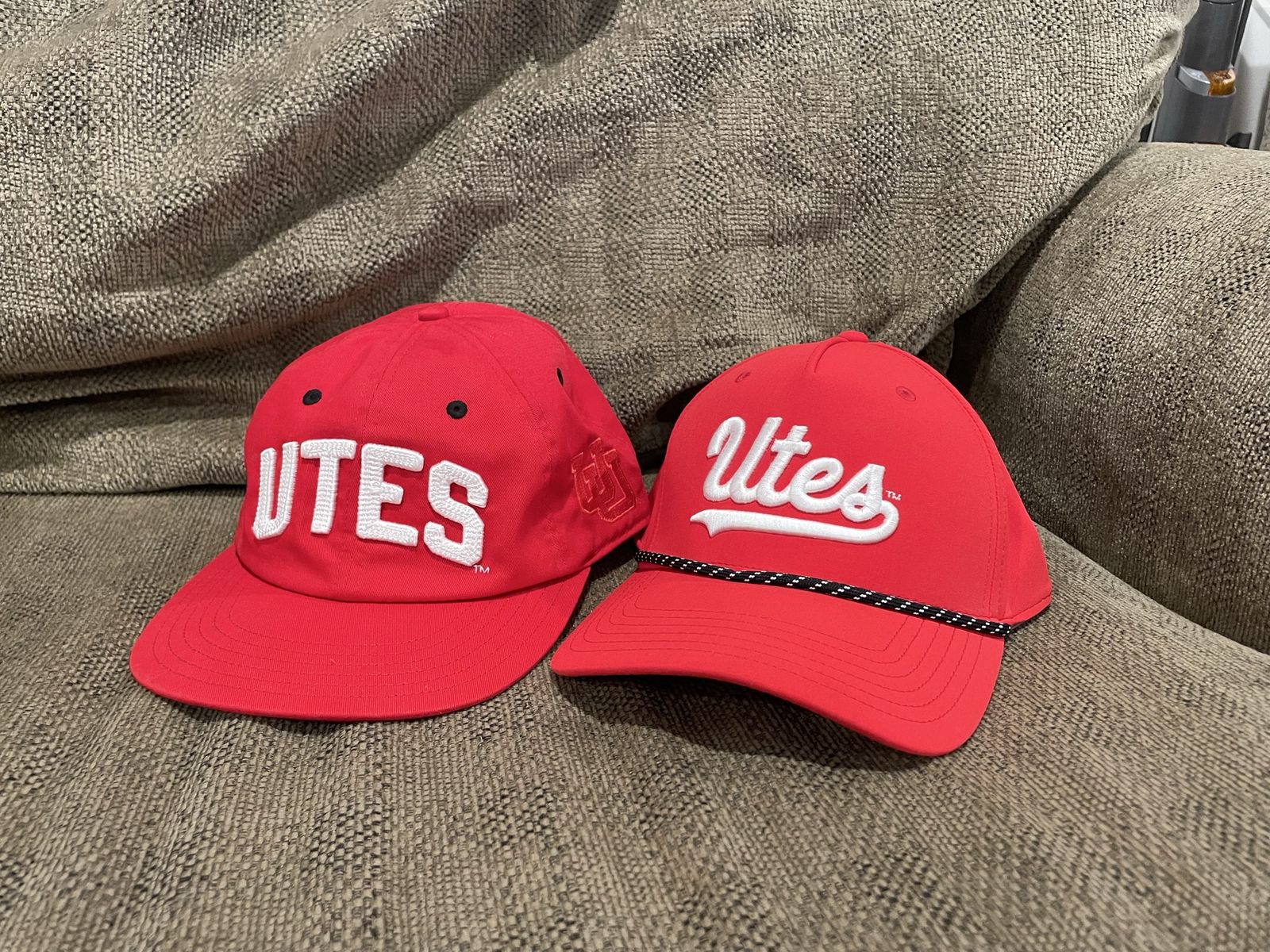 LIKE NEW Red Utah Utes SnapBack Hats Bundle