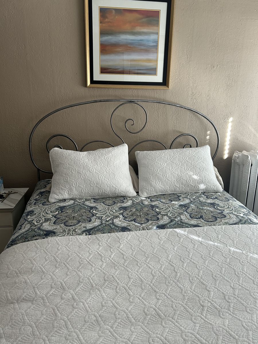 Z Gallerie Wrought Iron queen Bed
