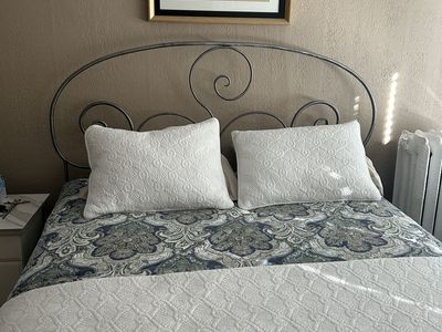 Z Gallerie Wrought Iron queen Bed