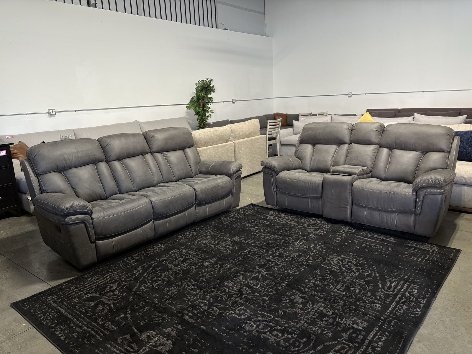 Reclining Couch Set (Free Delivery)