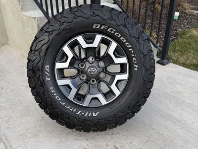 Toyota Tacoma Rims and Tires 265/70R16 Bfgoodrich